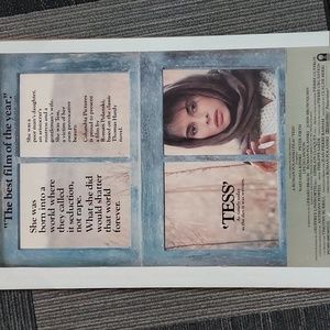 "Tess" movie poster